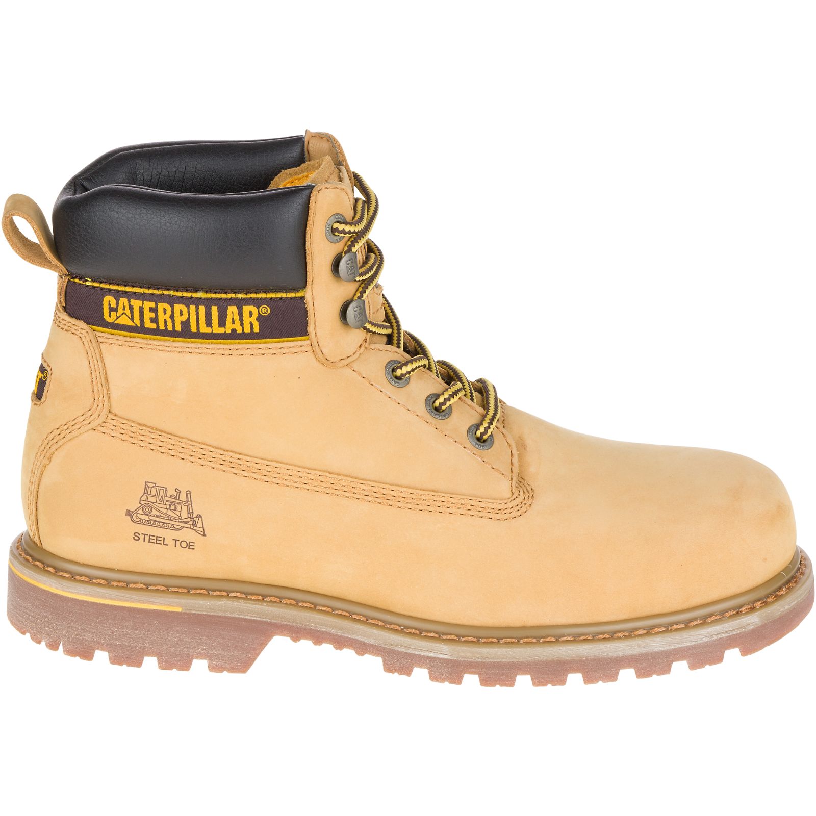 Caterpillar Holton Steel Toe S3 Hro Src Philippines - Mens Work Boots - Orange 28493CYOQ